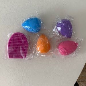 Beauty blenders and makeup brush cleaner